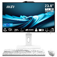 MSI Pro AP242P 14M-691EU Intel® Core™ i5 i5-14400 60,5 cm (23.8") 1920 x 1080 Pixel All-in-One-PC 16 GB DDR5-SDRAM 512 GB SSD Windows 11 Pro Wi-Fi 6E (802.11ax) Weiß