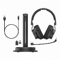Hama BT-900 Kopfhörer Verkabelt & Kabellos Kopfband Büro/Callcenter USB Typ-C Bluetooth Ladestation Schwarz