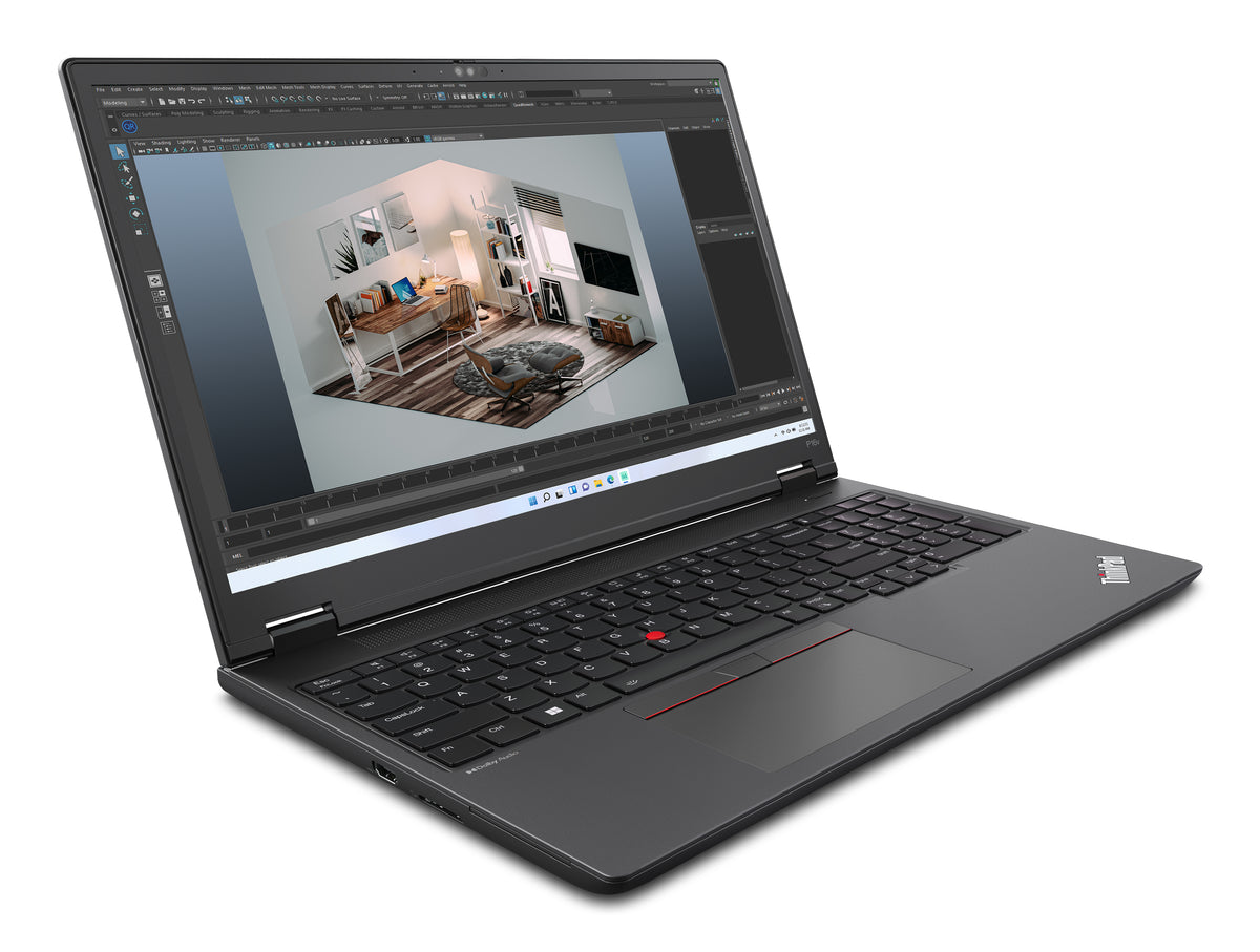 Lenovo ThinkPad P16v Gen 2 (Intel) Intel Core Ultra 7 165H Mobiler Arbeitsplatz 40,6 cm (16") WUXGA 32 GB DDR5-SDRAM 512 GB SSD NVIDIA RTX 500 Ada Wi-Fi 6E (802.11ax) Windows 11 Pro Deutsch Schwarz