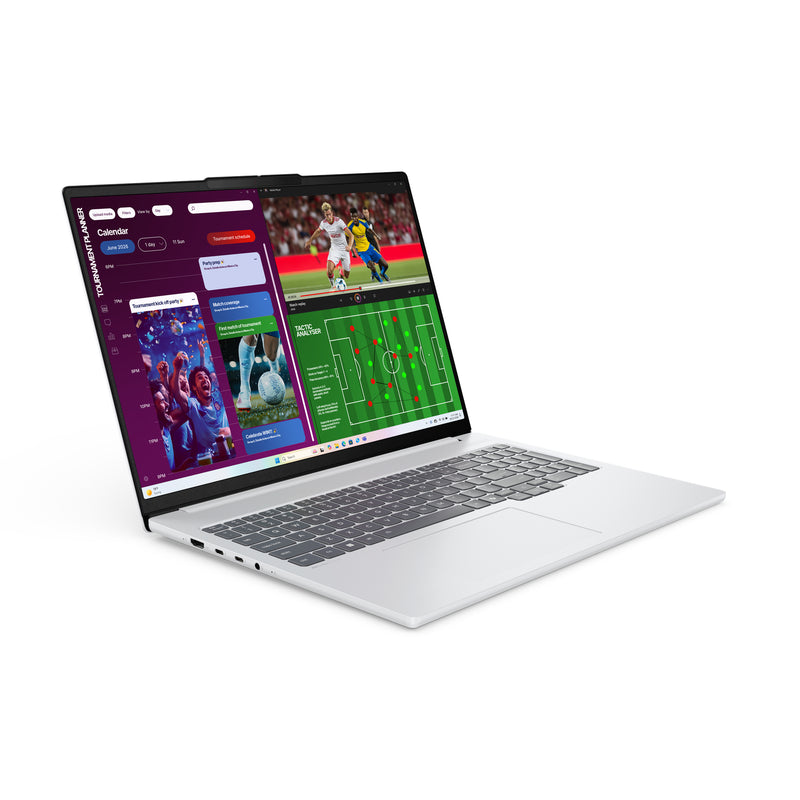 Lenovo IdeaPad Pro 5 16IPH11 Copilot+ PC Intel Core Ultra 9 386H Laptop 40,6 cm (16") 2.8K 32 GB LPDDR5x-SDRAM 1 TB SSD NVIDIA GeForce RTX 5060 Wi-Fi 7 (802.11be) Windows 11 Pro Deutsch Weiß