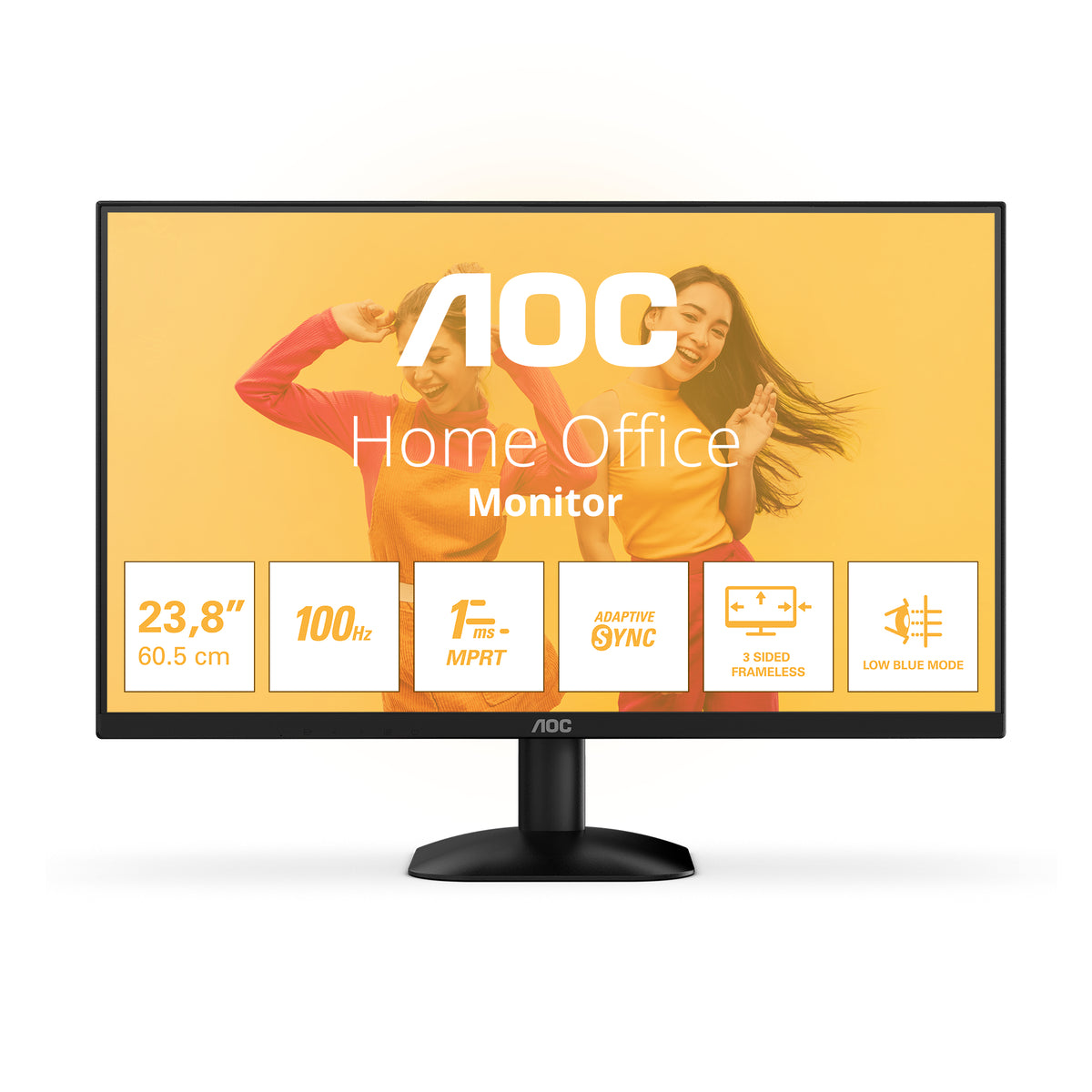 AOC B3 24B35HM2 Computerbildschirm 60,5 cm (23.8") 1920 x 1080 Pixel Full HD LED Schwarz