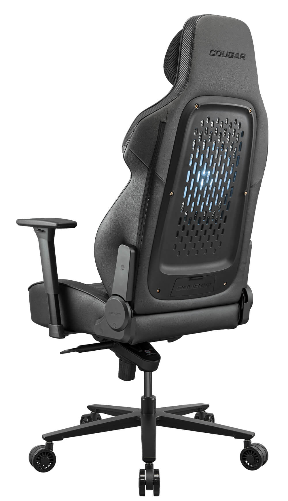 COUGAR Gaming-Stuhl NxSys Aero, integ. 200mm ARGB Lüfter, Schwarz