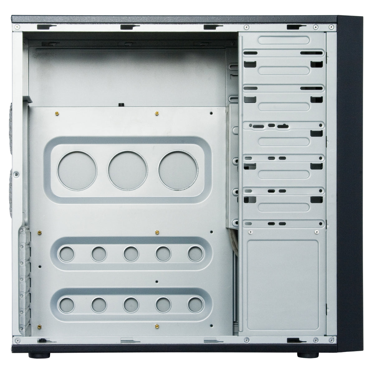 Chieftec CQ-01B-U3-OP Computer-Gehäuse Midi Tower Schwarz