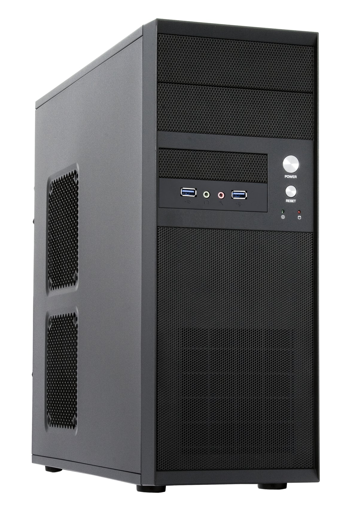 Chieftec CQ-01B-U3-OP Computer-Gehäuse Midi Tower Schwarz