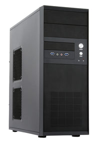 Chieftec CQ-01B-U3-OP Computer-Gehäuse Midi Tower Schwarz