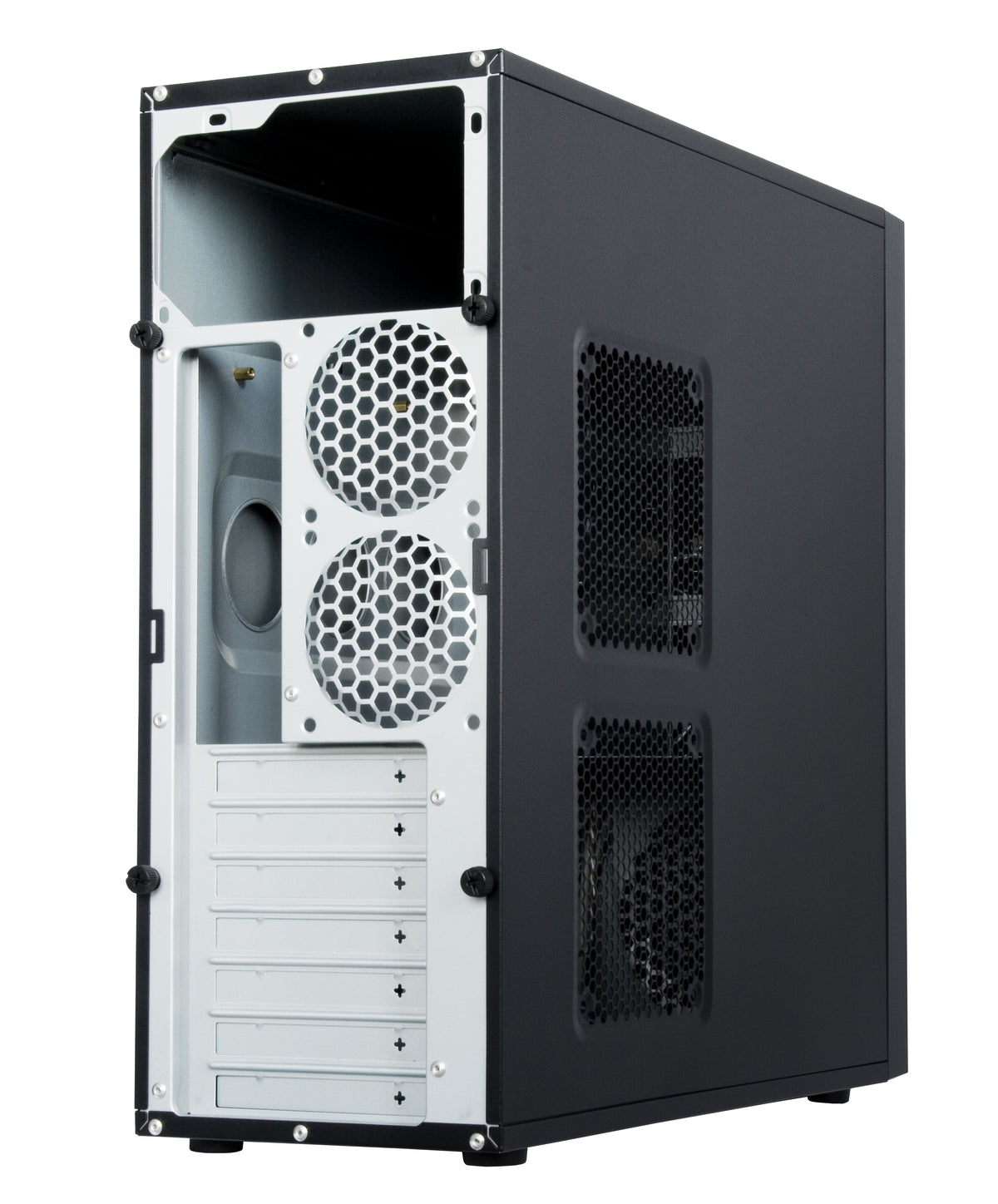 Chieftec CQ-01B-U3-OP Computer-Gehäuse Midi Tower Schwarz
