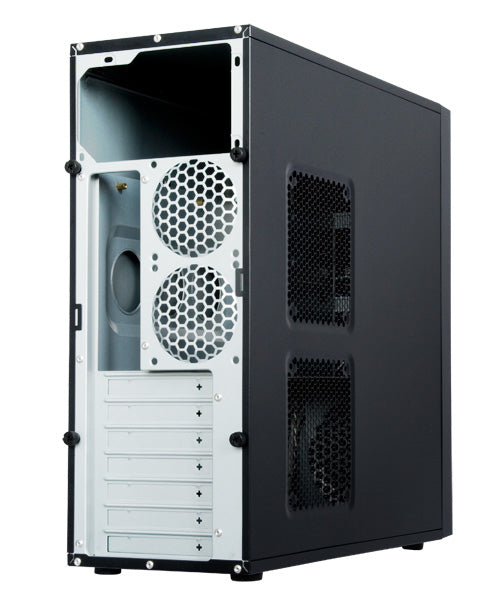 Chieftec CQ-01B-U3-OP Computer-Gehäuse Midi Tower Schwarz