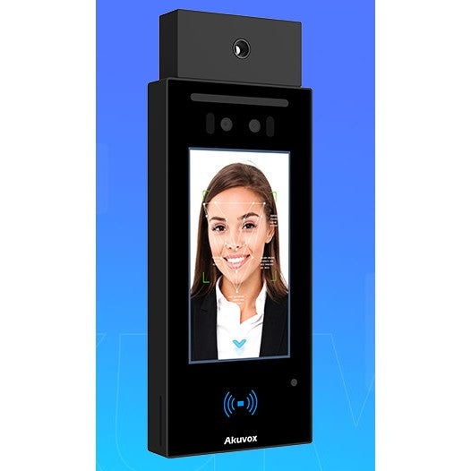 Access Controll A05S+MD02 Kit On-Wall. face recognition. forehead temperature measurement. card reader