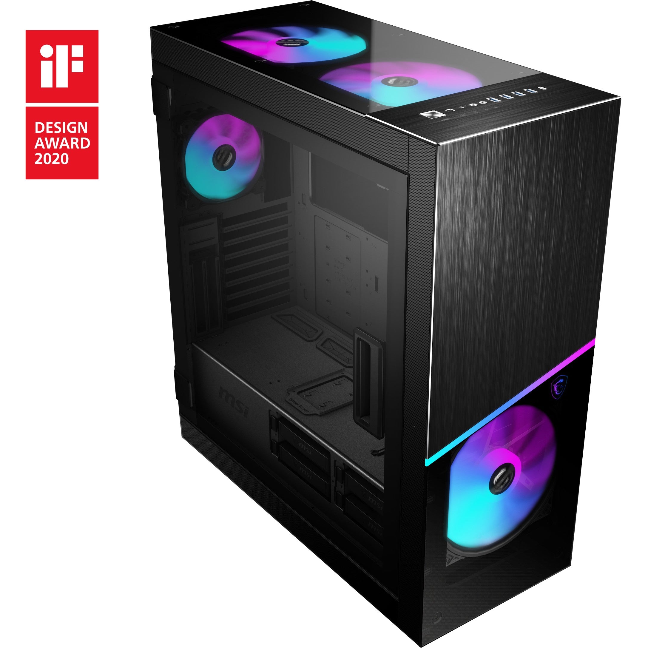 BIG MSI MPG SEKIRA 500X | black. window. RGB