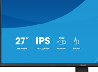 iiyama ProLite XB2797HSN-B1 Computerbildschirm 68,6 cm (27") 1920 x 1080 Pixel Full HD LCD Schwarz