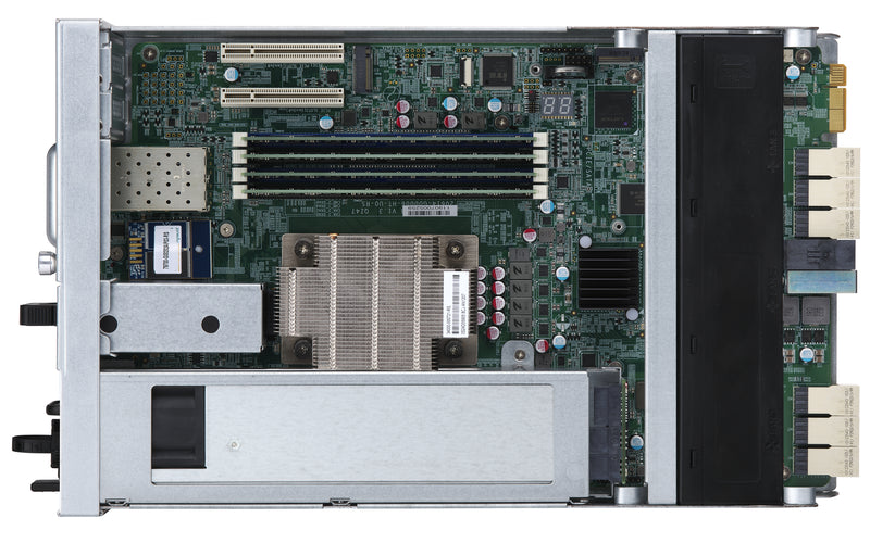 QNAP ES2486dc NAS Rack (2U) Intel® Xeon® D D-2142IT 128 GB DDR4 0 TB QNAP Enterprise System Schwarz