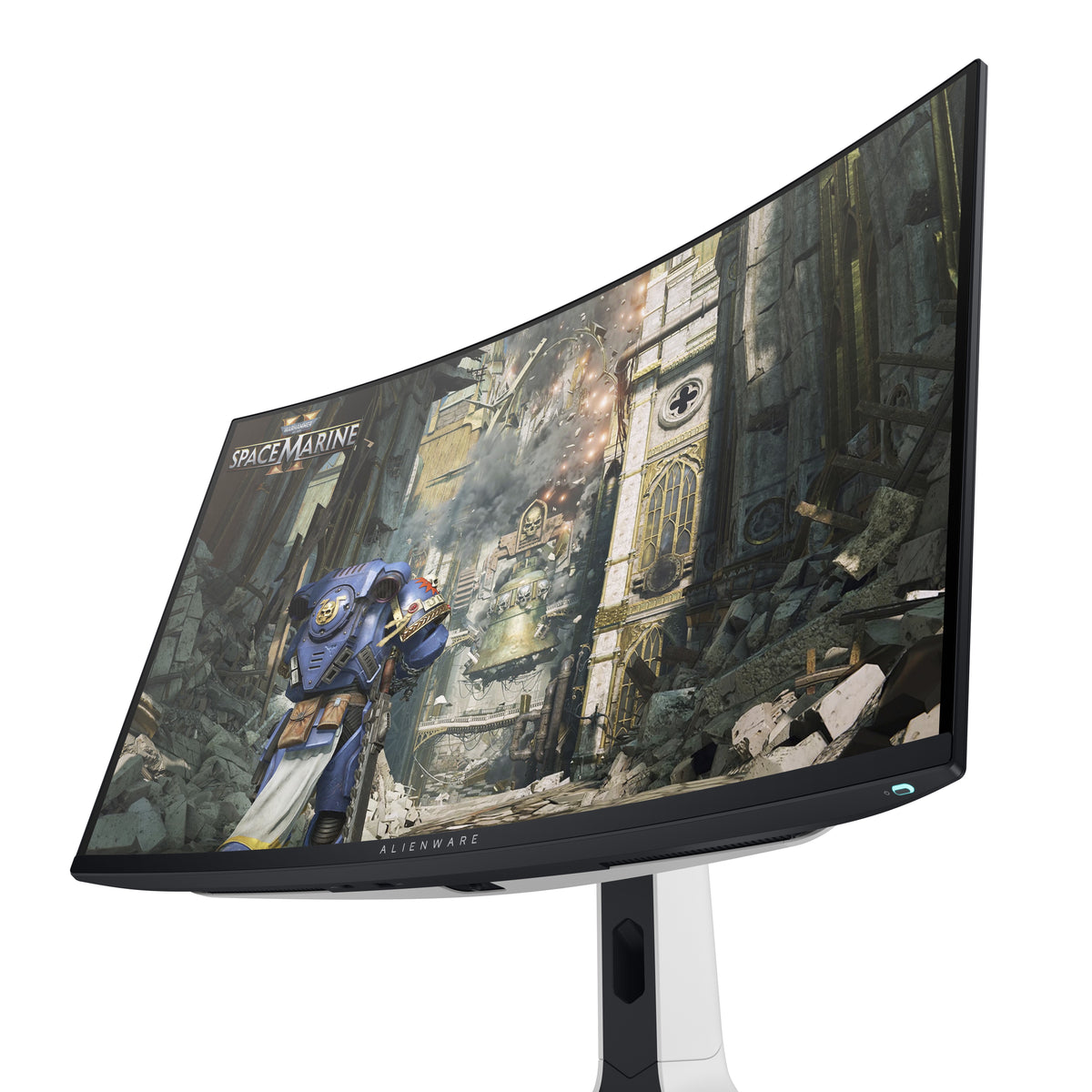 Alienware AW3225QF Computerbildschirm 81,3 cm (32") 3840 x 2160 Pixel 4K Ultra HD QD-OLED Schwarz, Weiß