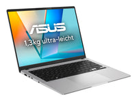 ASUS Vivobook S14 OLED S5406SAL-SF312W Copilot+ PC Intel Core Ultra 5 226V Laptop 35,6 cm (14") WUXGA 16 GB LPDDR5x-SDRAM 512 GB SSD Wi-Fi 7 (802.11be) Windows 11 Home Silber QWERTZ Deutsch