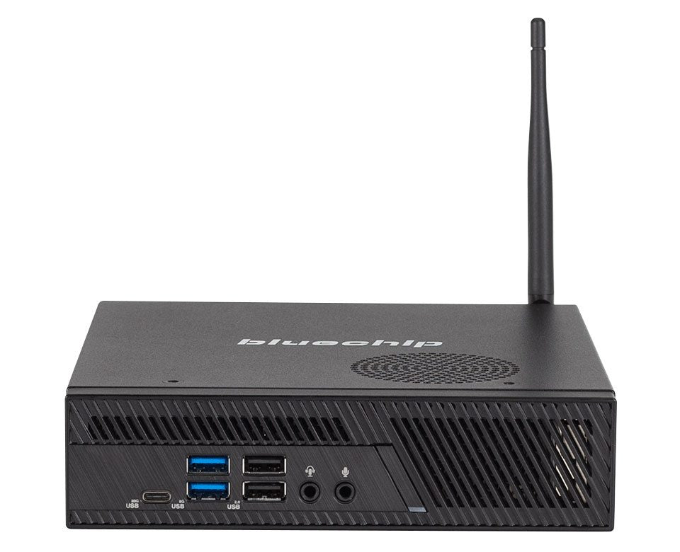 bluechip BUSINESSline S3137 Intel® Core™ i3 Prozessor 14100 / bis zu 4.70 GHz, Windows 11 Pro, Intel® B760, 8 GB DDR5, 500 GB NVMe SSD, Intel® Wi-Fi 6E AX211, Bluetooth 5.3, Gigabit Ethernet, Intel® UHD Grafik