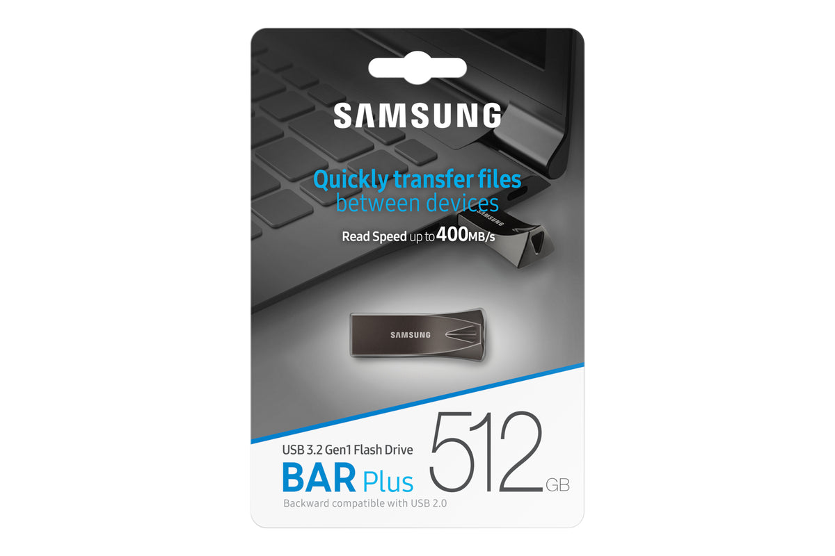 Samsung MUF-512BE USB-Stick 512 GB USB Typ-A 3.2 Gen 1 (3.1 Gen 1) Grau