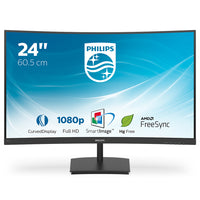 Philips E Line 241E1SC/00 Computerbildschirm 59,9 cm (23.6") 1920 x 1080 Pixel Full HD LED Schwarz