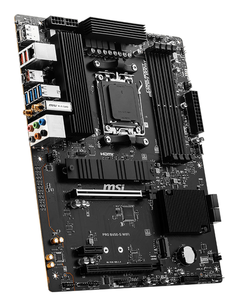 MSI PRO B650-S WIFI Motherboard AMD B650 Sockel AM5 ATX