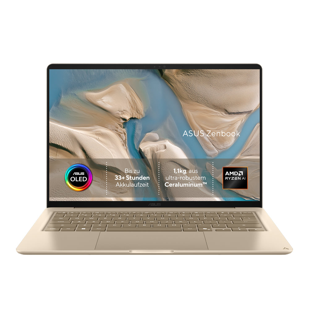 ASUS Notebooks 35,6 cm (14") Full HD 16 GB LPDDR5x-SDRAM 512 GB SSD Wi-Fi 6E (802.11ax) Windows 11 Home
