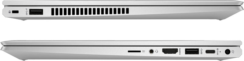 HP Pro x360 435 G10 AMD Ryzen™ 5 7530U Laptop 33,8 cm (13.3") Touchscreen Full HD 16 GB DDR4-SDRAM 512 GB SSD Wi-Fi 6E (802.11ax) Windows 11 Pro Silber