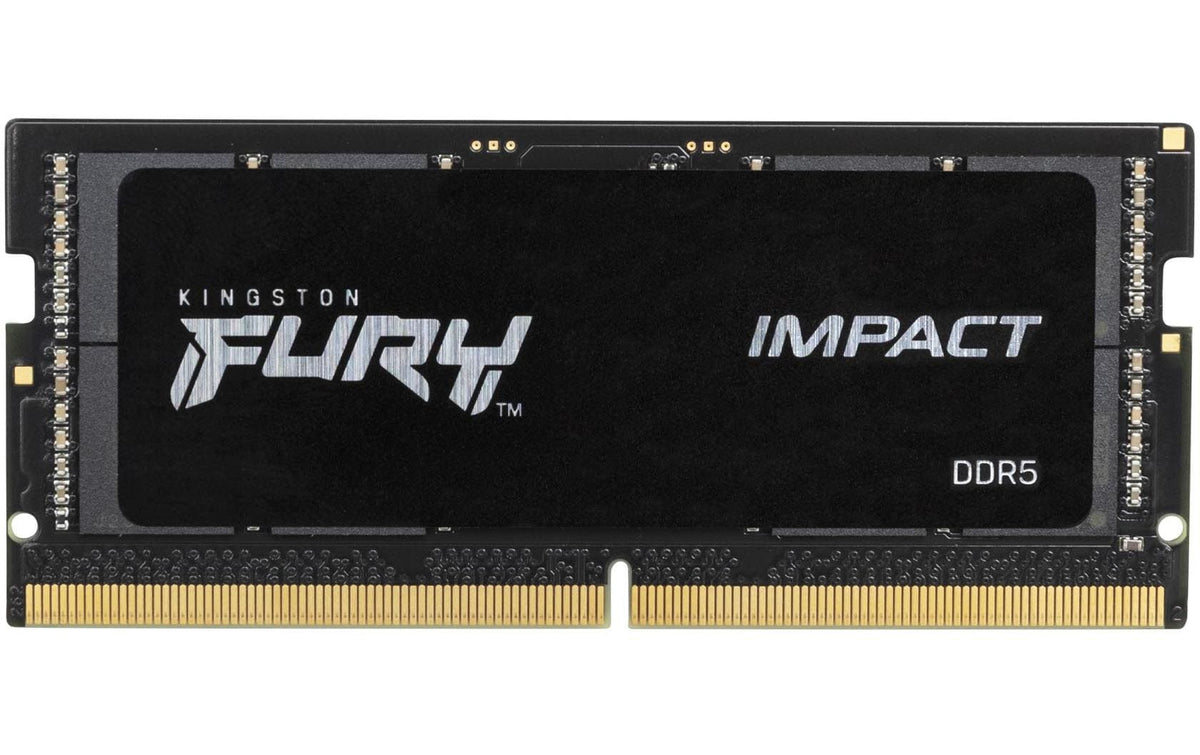 Kingston FURY Impact Black SODIMM DDR5-4800 CL38 8GB (1x8GB)