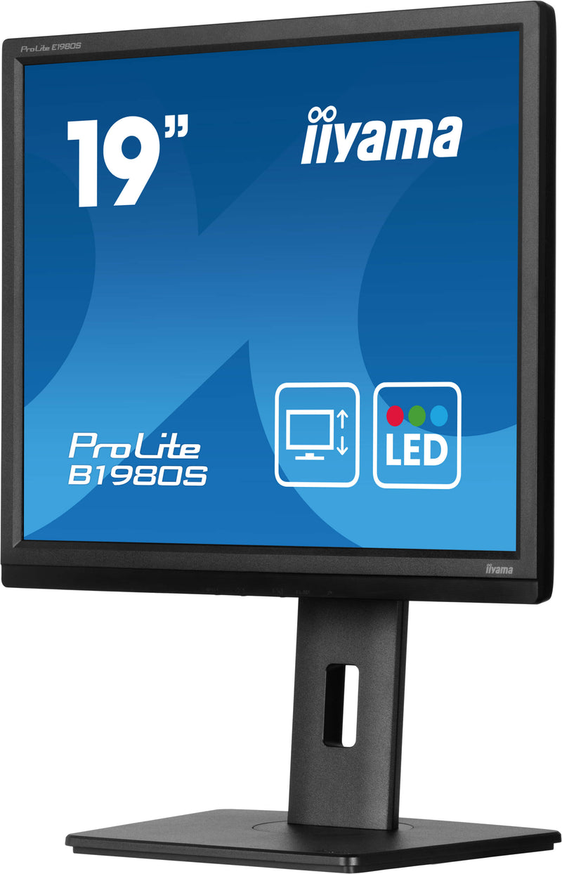 iiyama ProLite B1980S-B1 Computerbildschirm 48,3 cm (19") 1280 x 1024 Pixel VGA LED Schwarz