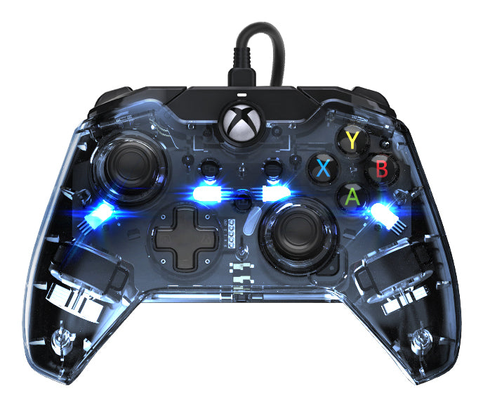 PDP Afterglow Schwarz, Blau, Transparent USB Gamepad Analog / Digital Xbox One, Xbox Series S, Xbox Series X