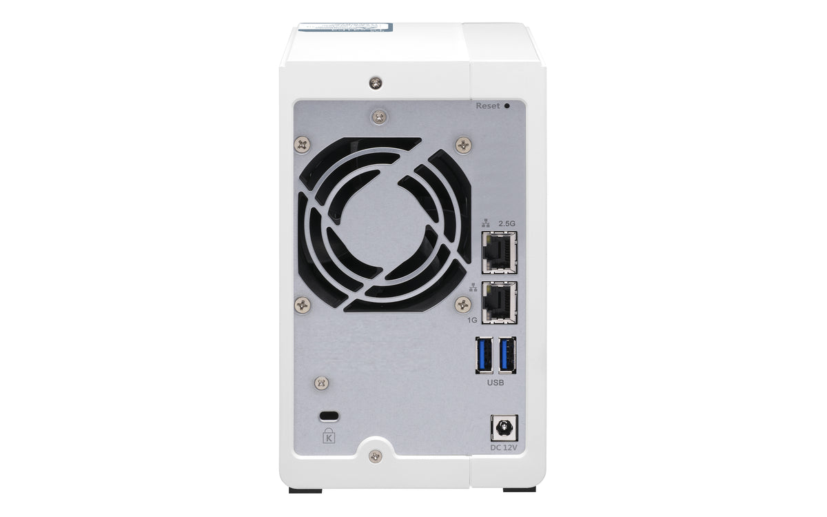 QNAP TS-231P3 NAS Tower Annapurna Labs Alpine AL-214 4 GB DDR3 0 TB QNAP QTS Türkis, Weiß