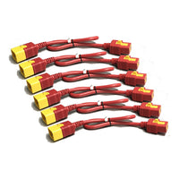 APC Netzkabel-Kit (6 EA), Verriegelung, C19 bis C20, 1,2 m, rot