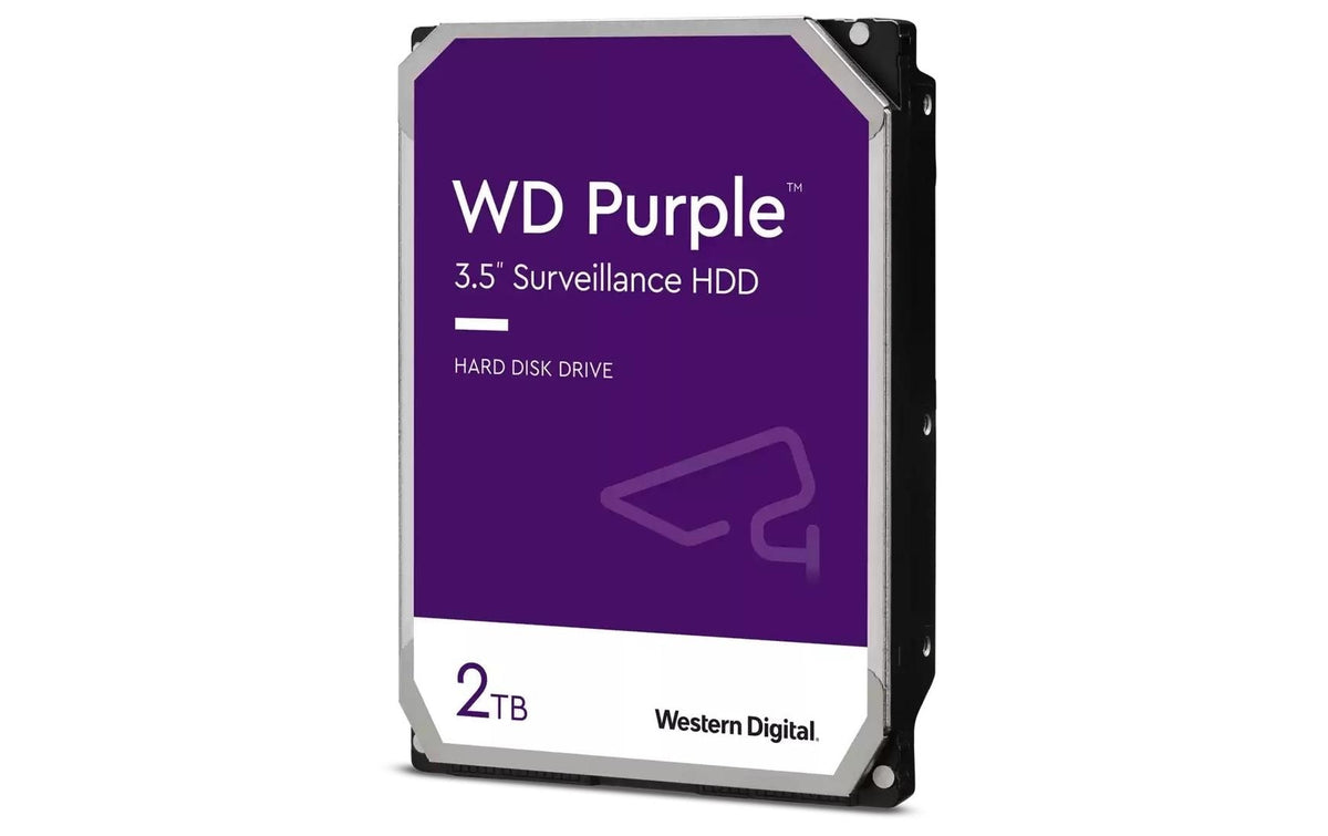 Disque dur interne Western Digital Purple 2 To 3,5" 5400 tr/min SATA 6,0 Gb/s