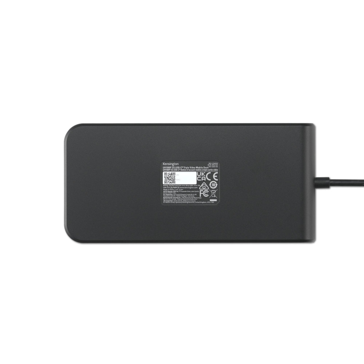 Kensington UH1500P EQ Mobile USB-C Triple Video Dockingstation