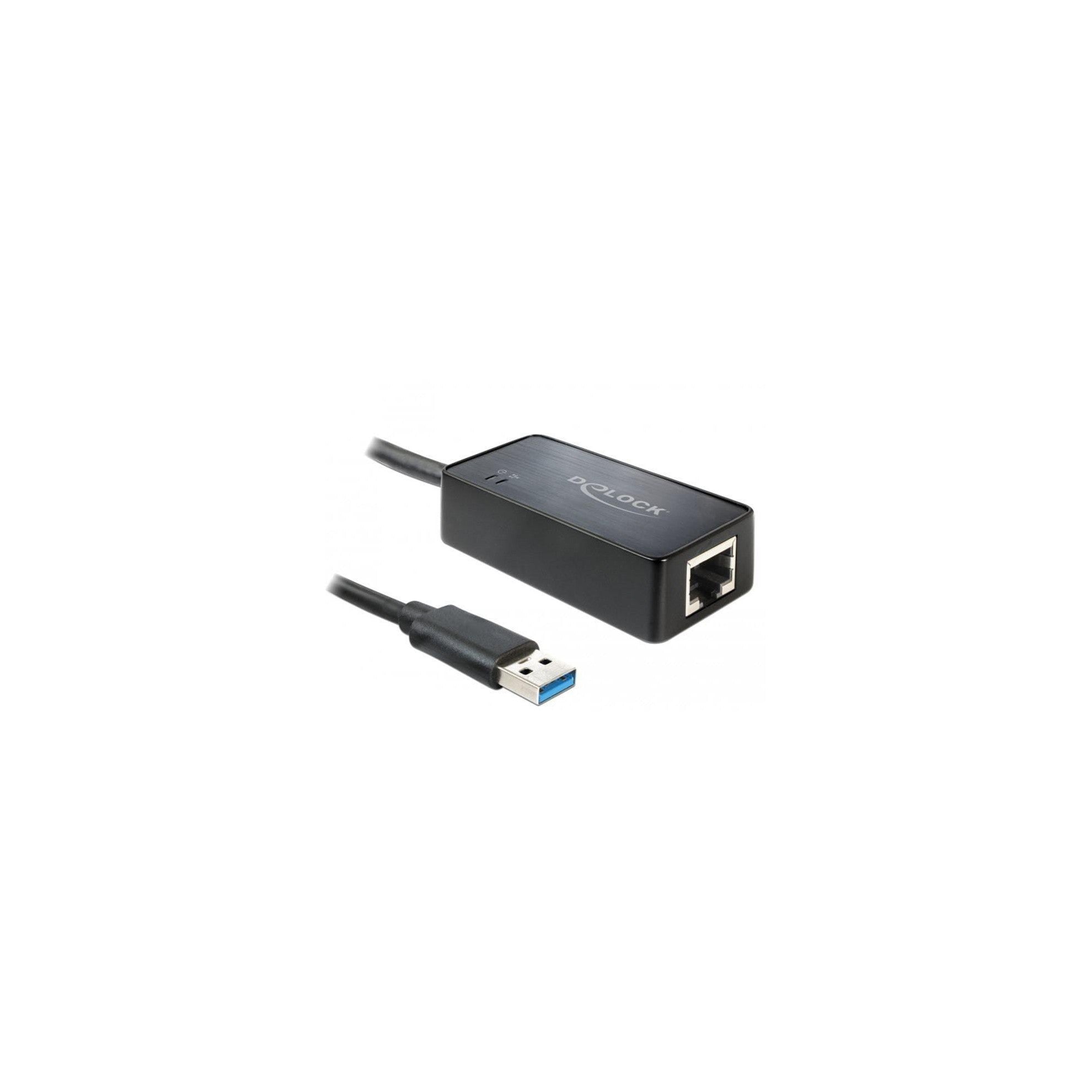 Delock: USB3.0 zu LAN Adapter, schwarz