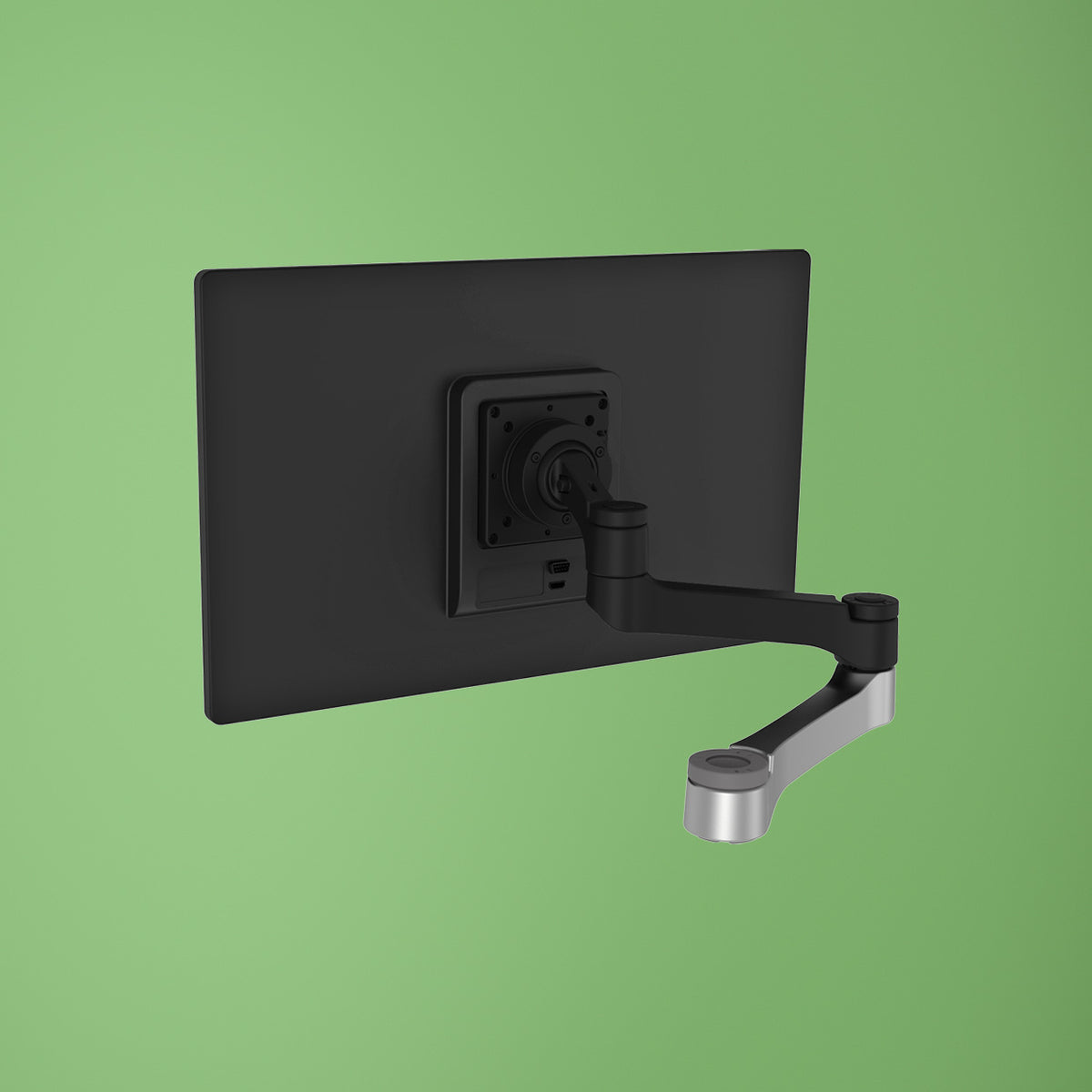 R-Go Tools Zusätzlicher Monitorhalterung R-Go Zepher, Armmodul für Zepher, Zirkular, verstellbar, bis zu 8 kg Tragkraft, schwarz