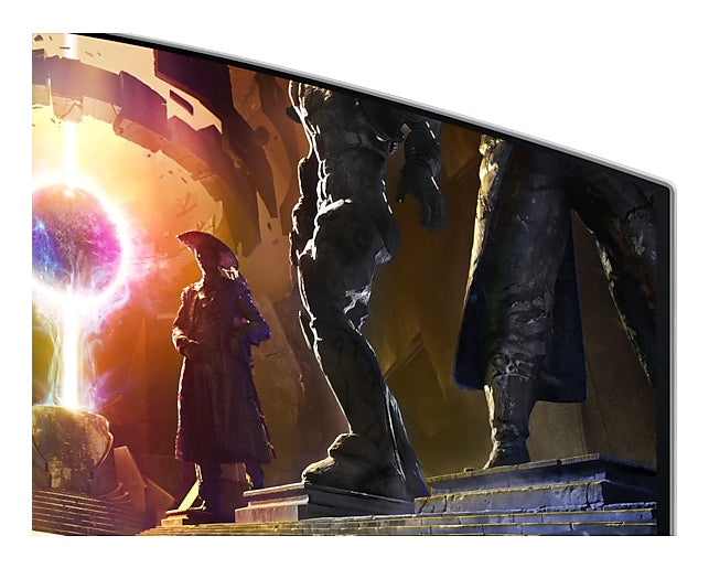 Samsung LS34DG850SUXDU Computerbildschirm 86,4 cm (34") 3440 x 1440 Pixel UltraWide Quad HD OLED Silber
