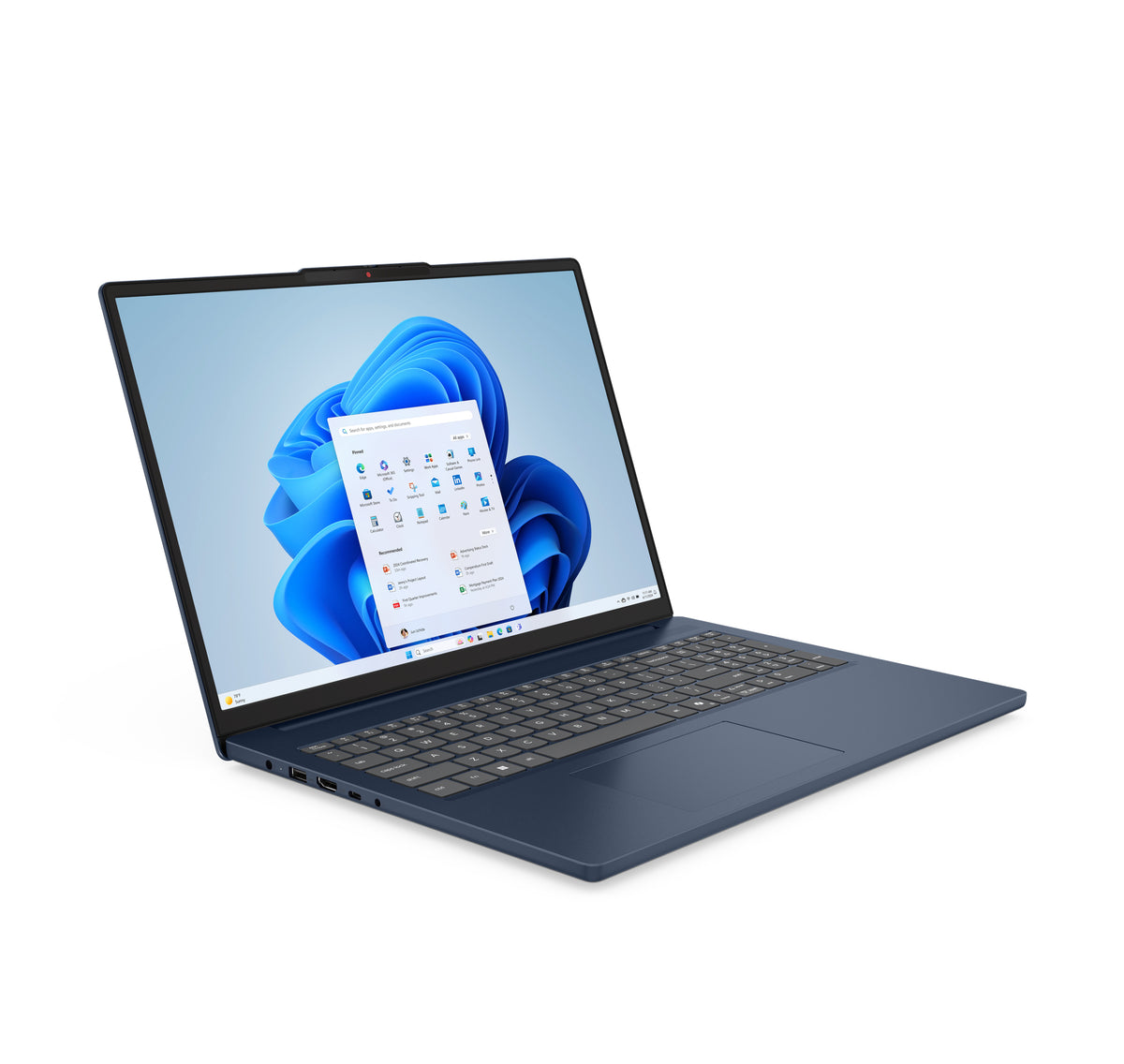 Lenovo IdeaPad Slim 3 16ARP10 AMD Ryzen™ 7 170 Ordinateur portable 40,6 cm (16") WUXGA 16 Go DDR5-SDRAM 512 Go SSD Wi-Fi 7 (802.11be) Windows 11 Home Allemand Bleu