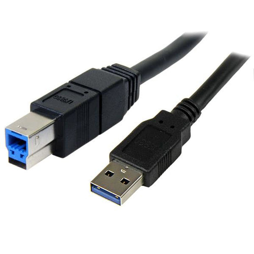 StarTech 3m Black SuperSpeed USB 3.0 Cable A to B M/M