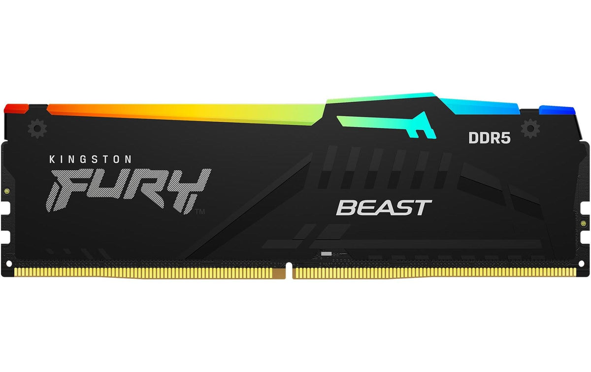 Kingston FURY Beast RGB Noir DDR5-5600 CL40 16 Go (1x16 Go)