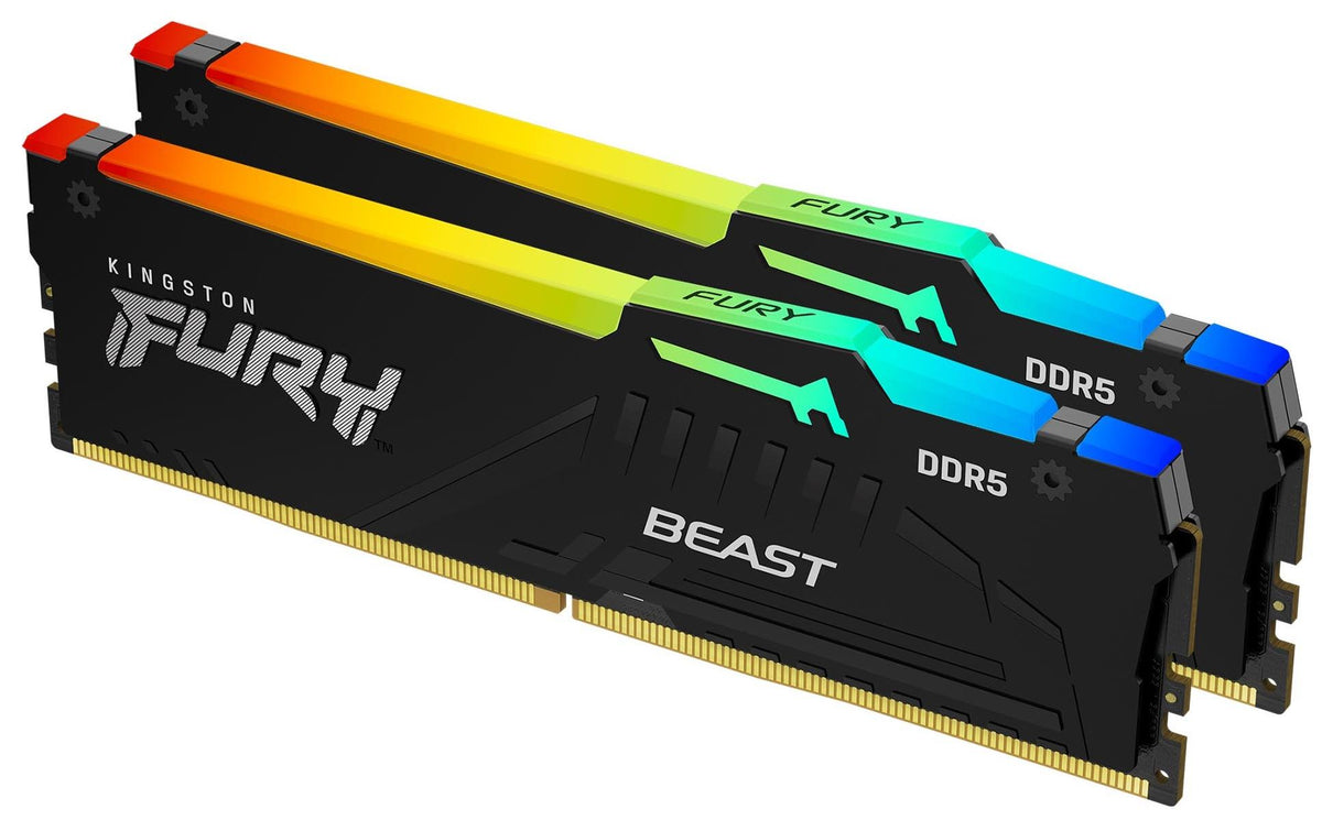 Kingston FURY Beast RGB Black DDR5-6000 CL36 64GB (2x32GB)