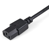 StarTech.com 1 m Stromkabel Verlängerung, C14 auf C13, 10A 125V, 18AWG, Stromkabel Verlängerung für Computer, IEC-320-C14 auf IEC-320-C13 AC Netzteil Stromkabel Verlängerung, UL gelistet