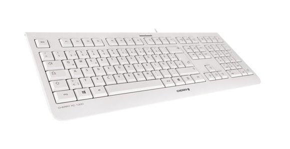 CHERRY KC 1000 Tastatur Universal USB Spanisch Grau