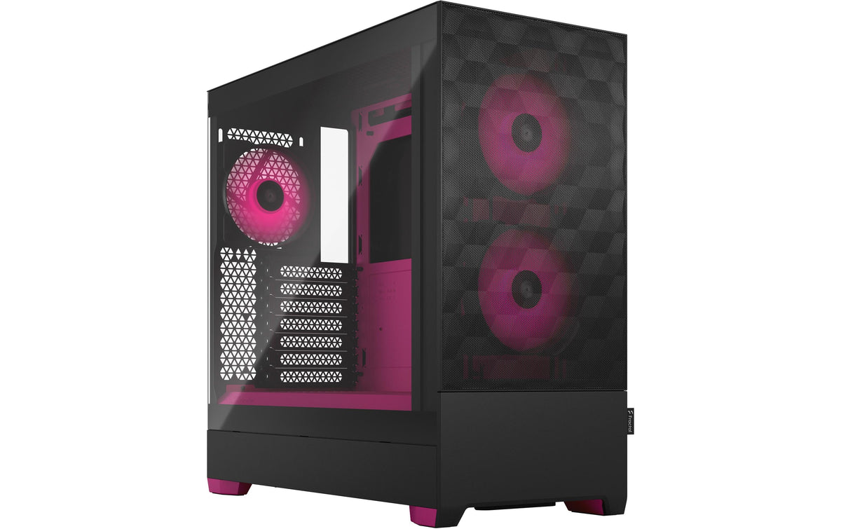 Fractal Design Pop Air ATX Boîtier Moyen Tour Rose / Noir Panneau Latéral en Verre Trempé