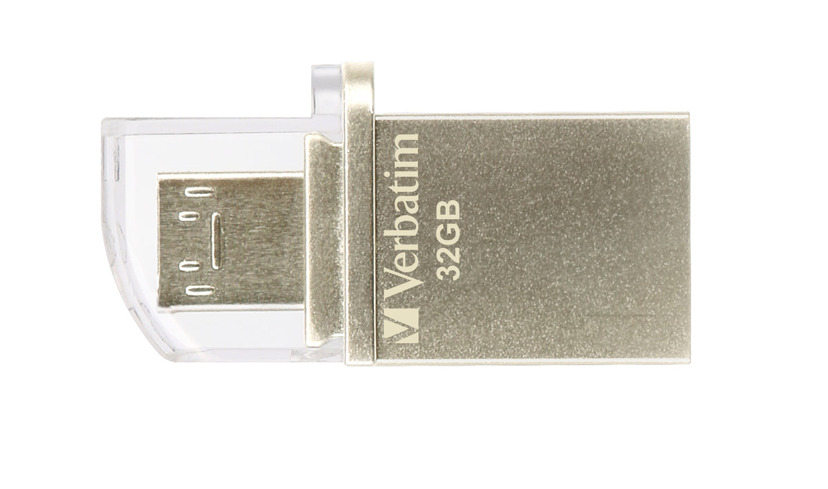Verbatim Store 'n' Go OTG Micro USB-Stick 32 GB USB Type-A / Micro-USB 3.2 Gen 1 (3.1 Gen 1) Silber