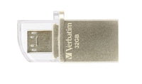 Verbatim Store 'n' Go OTG Micro USB-Stick 32 GB USB Type-A / Micro-USB 3.2 Gen 1 (3.1 Gen 1) Silber