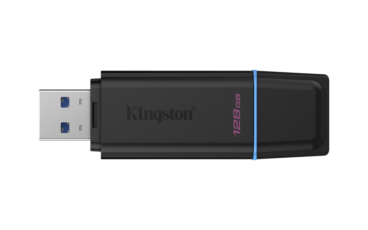 Kingston Technology DataTraveler 128GB Tragbarer USB 3.2 Gen 1 Exodia Schwarz + Blau