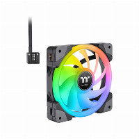 Thermaltake SWAFAN EX12 120mm Black RGB 57.11CFM 3-Pack