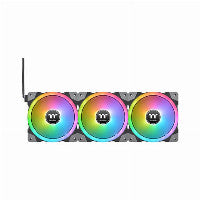 Thermaltake SWAFAN EX12 120mm Black RGB 57.11CFM 3-Pack