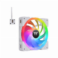 Thermaltake SWAFAN EX14 140mm White RGB 81.6 CFM 3-Pack
