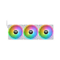 Thermaltake SWAFAN EX14 140mm White RGB 81.6 CFM 3-Pack