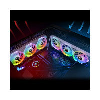 Thermaltake SWAFAN EX14 140mm White RGB 81.6 CFM 3-Pack