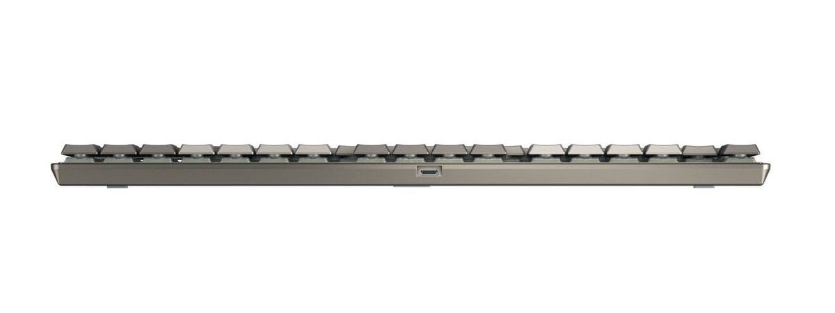 CHERRY KC 500 MX LP TKL Tastatur Heimbüro USB QWERTZ Deutsch Grau