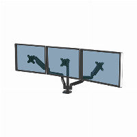 Fellowes Platinum Monitorarm dreifach inkl. 2x USB-A Port Schwarz